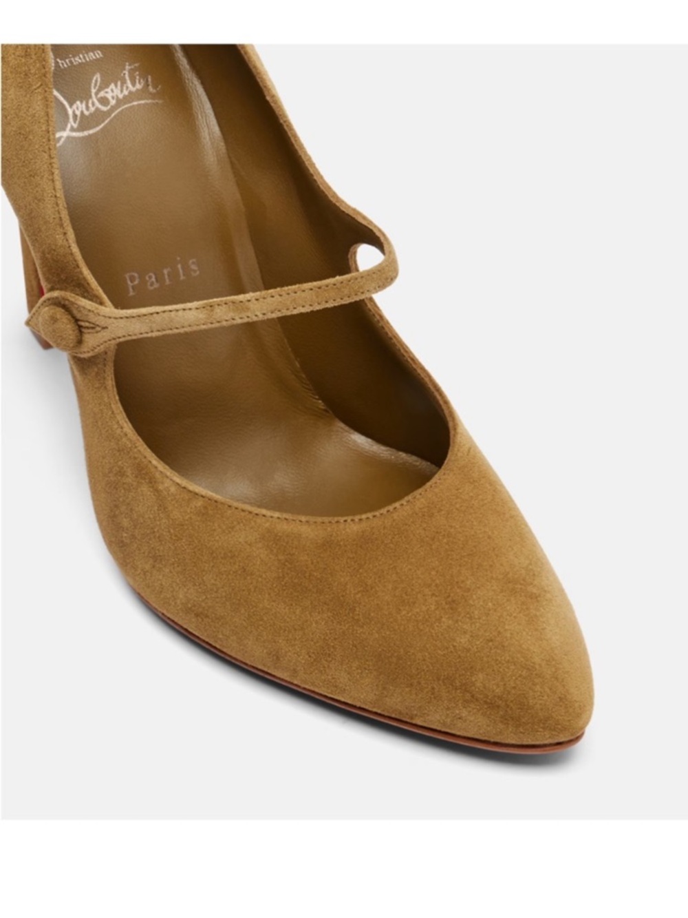Christian Louboutin Mary
Fannylove Suede heels RETAIL
1,045 - Picture 13 of 13